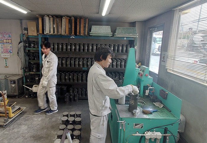 作業の様子
